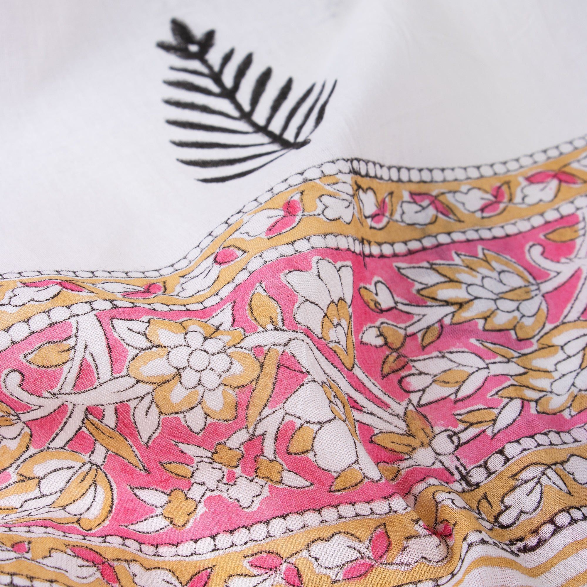 Stylish Handmade Block Print Stole For Women